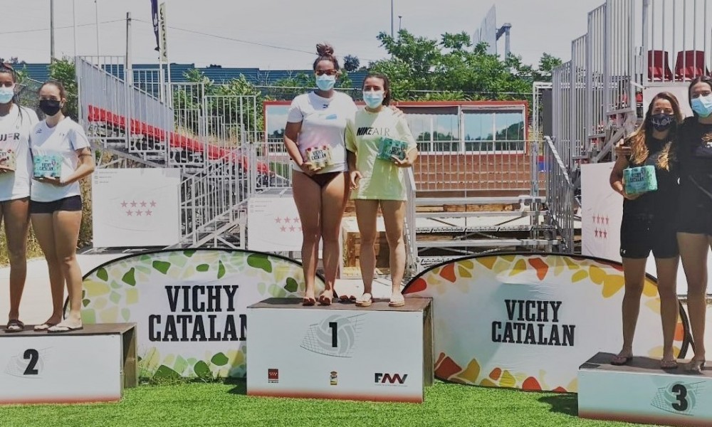 ¡Laura y Aroa se proclaman campeonas de la sexta prueba del Circuito de Vóley Playa Vichy Catalán!